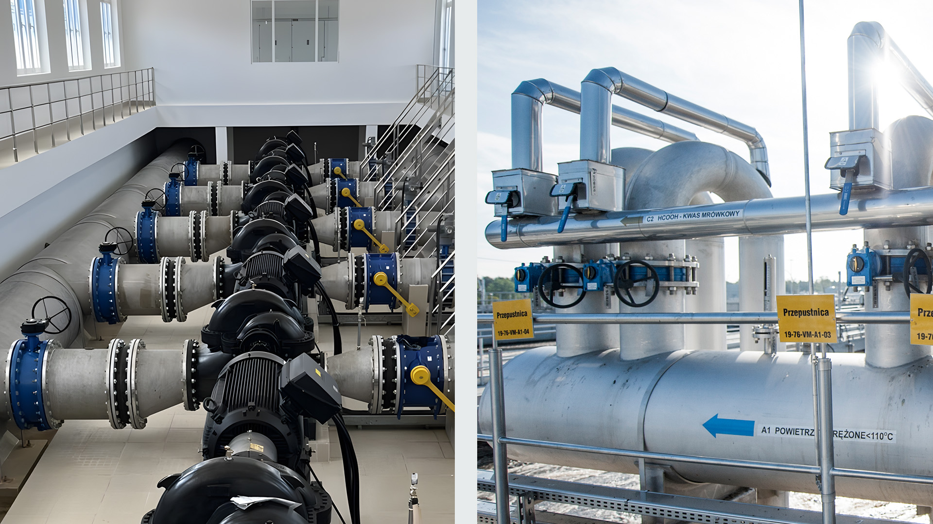 Usage of AVK butterfly valves with fixed liner