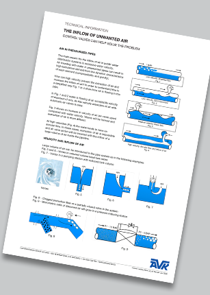 Technical information - inflow of unwanted air